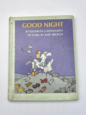Vintage Children Book Good Night Picture Story 1972 Bedtime Classic